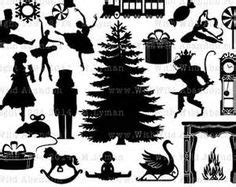 Nutcracker Ballet Silhouettes including sugar plum fairies, Russian ...