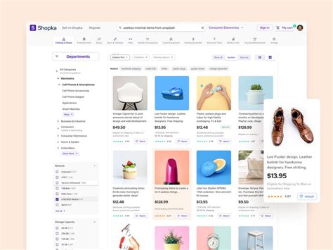 Ecommerce template for Figma, React, Angular | Wordpress, Ui web