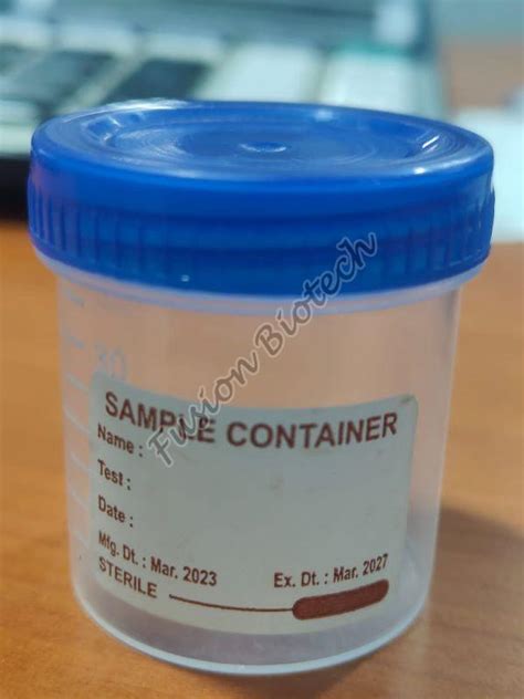 Plain urine container 50ml routine, Feature : Biodegradable, Disposable ...