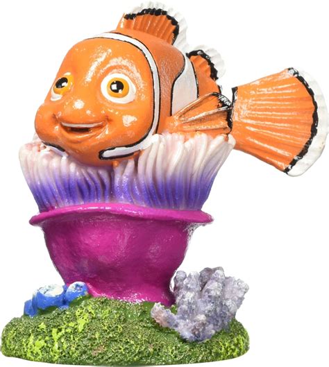 Penn Plax Finding Nemo Resin Ornament for Aquariums, Nemo on Anemone, 4-Inch: Amazon.co.uk: Pet ...