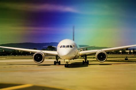 Airplane On Tarmac At Airport About To Take Off Or After Landing Photograph by Alex Grichenko ...