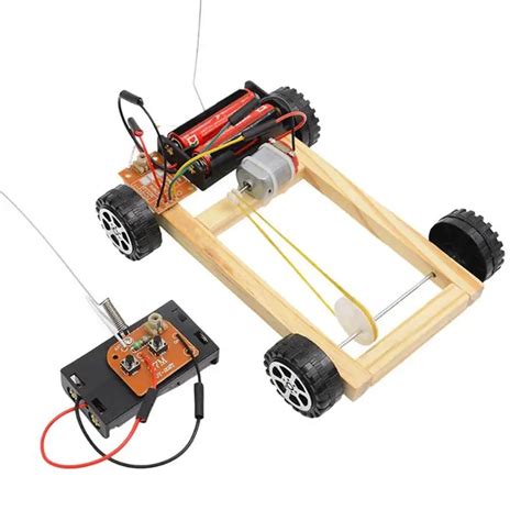 Aliexpress.com : Buy Remote Control Car Parts Wooden Handcraft DIY Four wheel Drive Electric ...