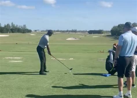 Video: Tiger Woods Appears To Have A New Golf Swing