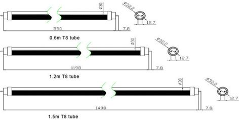 T8 Fluorescent Light Fixtures Dimensions | Shelly Lighting