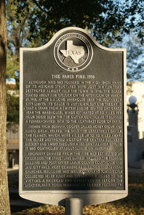 Paris, Texas THC Historical Marker - The Portal to Texas History