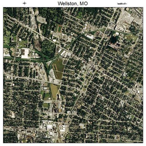 Aerial Photography Map of Wellston, MO Missouri