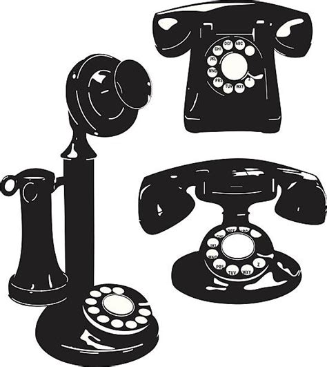 Royalty Free Vintage Telephone Clip Art, Vector Images & Illustrations ...