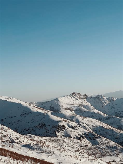 Snowy Mountain in Landscape · Free Stock Photo