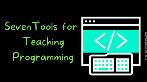 Free Technology for Teachers: 7 Tools for Teaching Programming