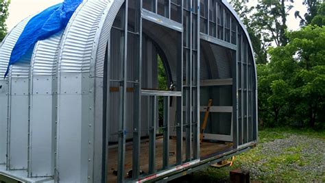 Customer Insulates Tiny Steel Quonset Hut