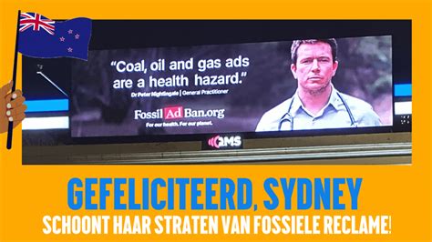 Groot nieuws! Sydney weert fossiele reclame - Reclame Fossielvrij