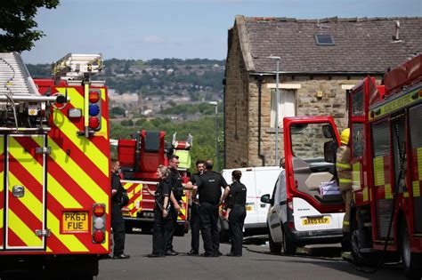 In pictures: Homes evacuated in Burnley after house collapse - LancsLive