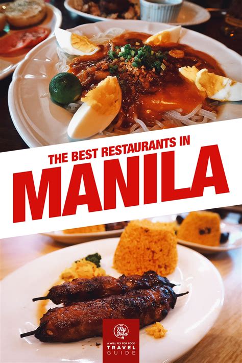 12 Restaurants in Manila You’ll Want to Fly For | Will Fly for Food