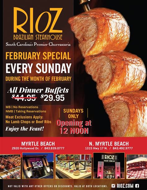 North Myrtle Beach | Rioz Brazilian Steakhouse