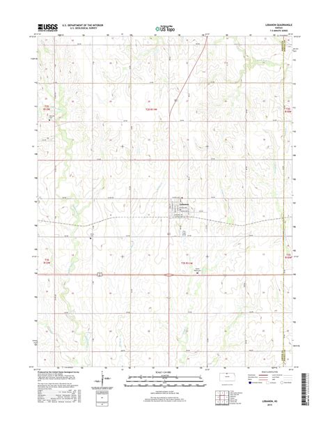 MyTopo Lebanon, Kansas USGS Quad Topo Map