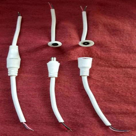 Bhatia Electricals LED DC Connector White Round Male Female Cable at Rs 1/piece in Mumbai