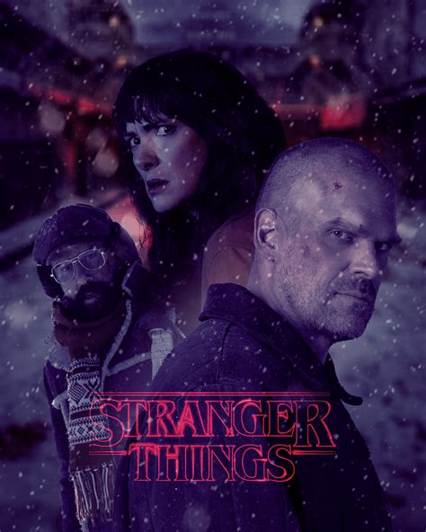 stranger things poster on Behance