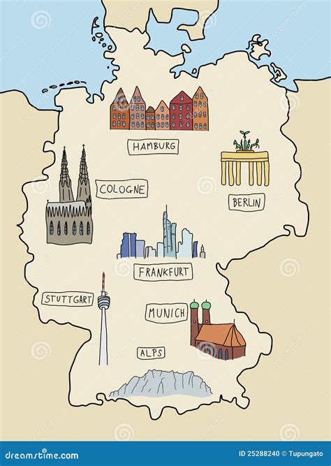 Germany Landmarks Stock Photo - Image: 25288240