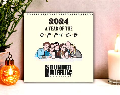 The Office Calendar, Funny Office 2024 Wall Calendar sold by Sturgeon Shaina | SKU 3831467 ...