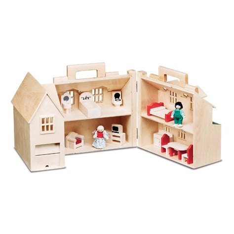 Casa de muñecas de madera Melissa & Doug Fold & Go con...B000067BID ...