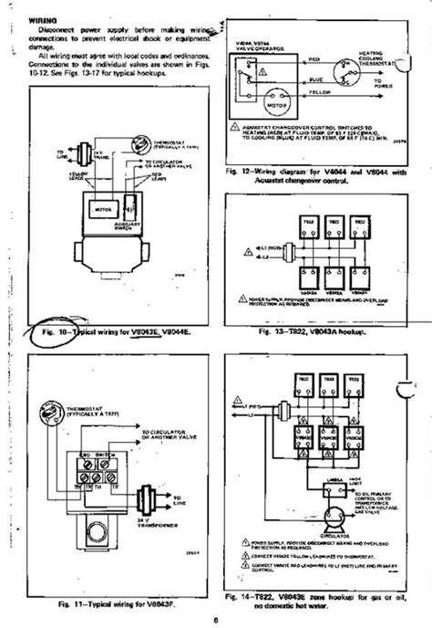 Honeywell Actuator Valve Wiring Diagram