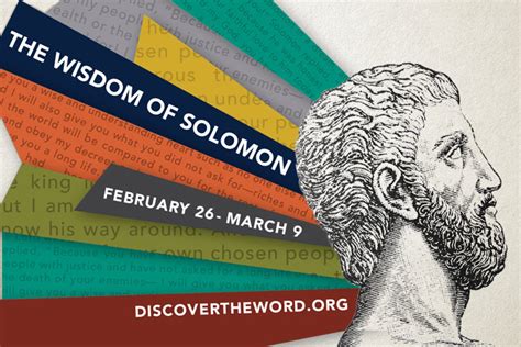 The Wisdom Of Solomon - Discover the Word