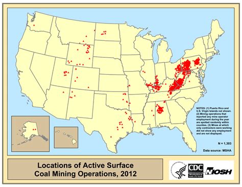 US Coal Mines : r/MapPorn