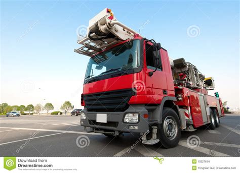 Red fire truck stock photo. Image of isolated, help, fireman - 19227614