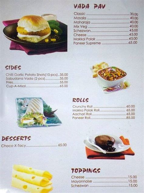 Goli Vada Pav Menu, Menu for Goli Vada Pav, Sector 19, Chandigarh - Zomato