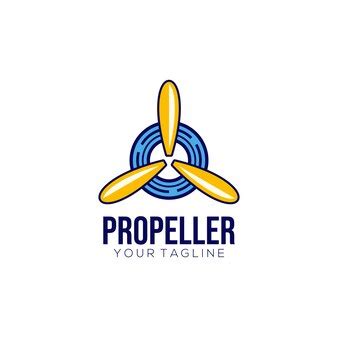 Premium Vector | Propeller logo