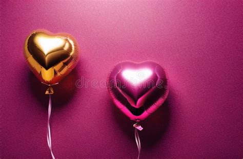 Heart Balloons for Valentine Day, Birthday Party, Wedding Anniversary Celebrations Stock ...