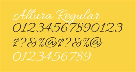 Allura Regular free Font - What Font Is