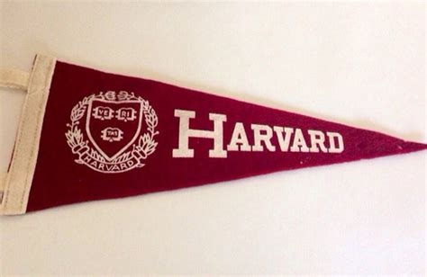 Vintage Harvard Pennant