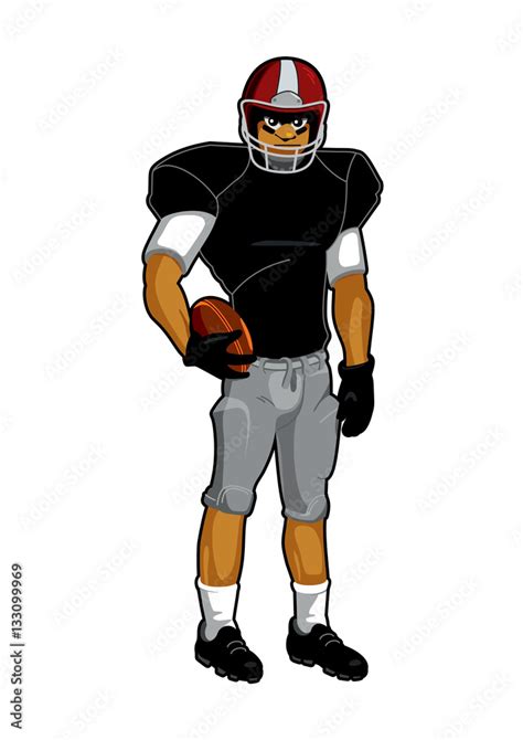 Cartoon Football Player