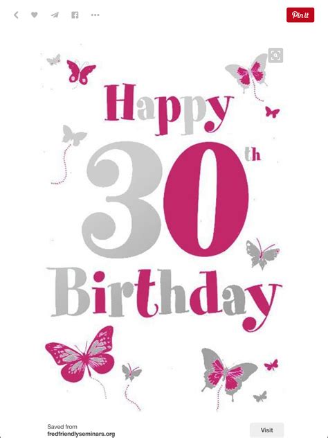 Pin by Paulette Adamski on Birthday wishes | Happy 30th birthday, 30th birthday quotes, Happy ...