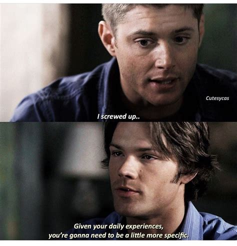 Incorrect Supernatural quotes | Sam | Dean | Supernatural quotes ...