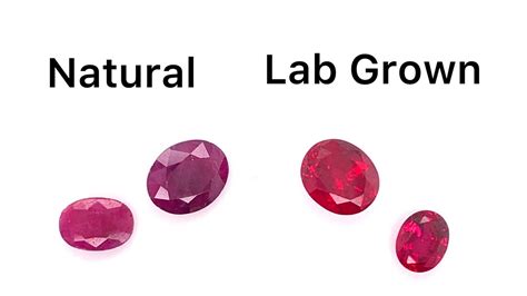 Comparison Video : Natural Rubies VS Lab Grown Rubies by Lannyte ...