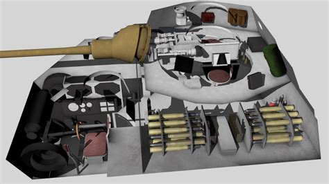 YAMU413 Artstation - VK 1602 Leopard Tank interior model