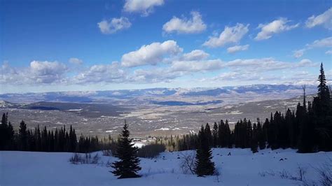 Skiing and Views of "The Grand Mesa" Colorado. - YouTube