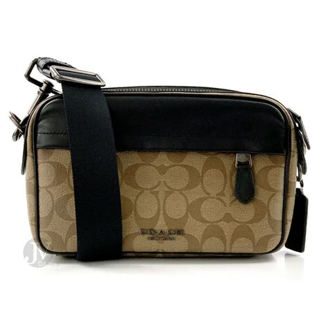 Coach Mens (F50715) Graham Signature Canvas Crossbody Hand Bag ...