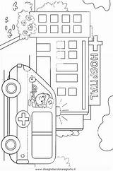 Krankenhaus Ziekenhuis Ospedale Ausmalbild Paisagem Colorir Kleurplaat  sketch template
