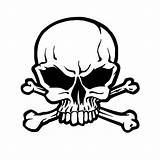 Totenkopf Mit Gekreuzten Knochen Zum Ausmalen  Kostenlos Malvorlagen sketch template