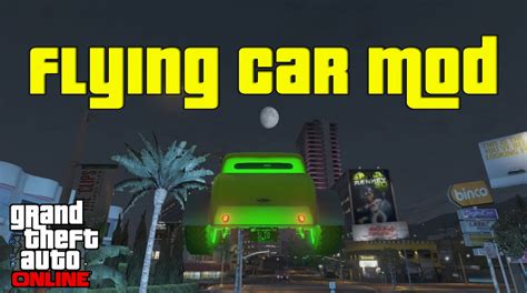 GTA 5 - Flying Car Mod - 1.20 - YouTube