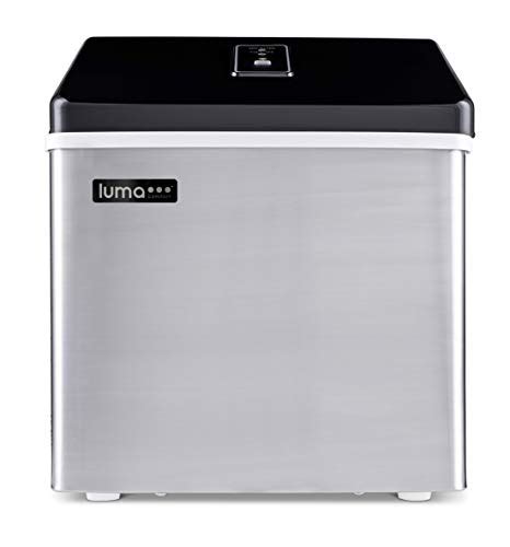 Luma Comfort Clear Ice Cube Maker Machine | First Cubes In 15 Minutes, 28 lbs. of Ice in 24 ...