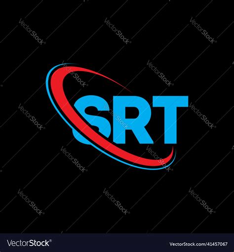 Srt logo letter design Royalty Free Vector Image