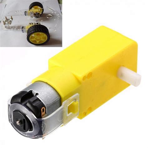 DC 6V~18V 12V 480RPM Planetary Gearbox Metal Gear Motor Reduction DIY Car Robot Industrial ...