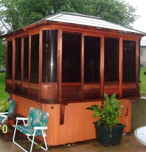 Enclosed Gazebo For Hot Tub - Pergola Gazebo Ideas