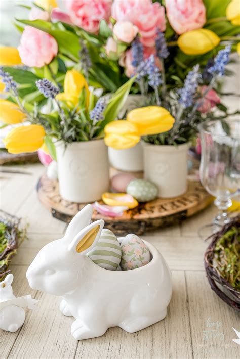 Easter Table Centerpiece Idea: 5 Easy Centerpiece Tips | Home Stories A ...