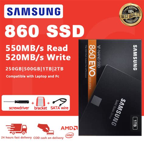 [Local 24H]Samsung SSD 860 EVO 250GB 500GB 1TB SATA 3 2.5 Inch Internal Solid State Drive For ...