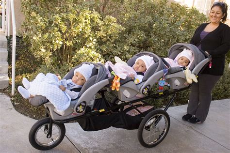 Stroller Tips For Moms Of Triplets